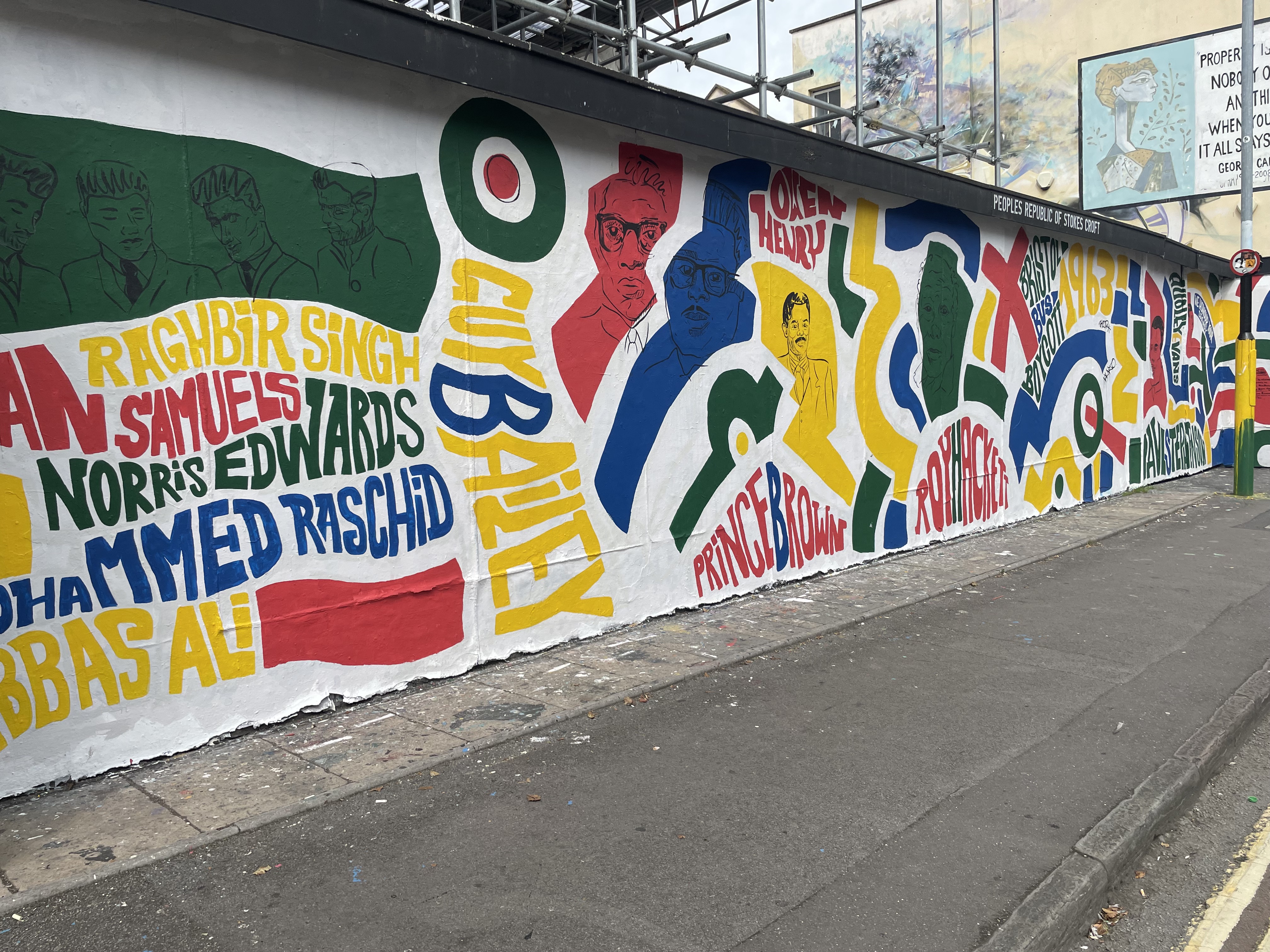 Graffiti celebrating the Bristol boycott @ People's Republic of Stoke's Croft